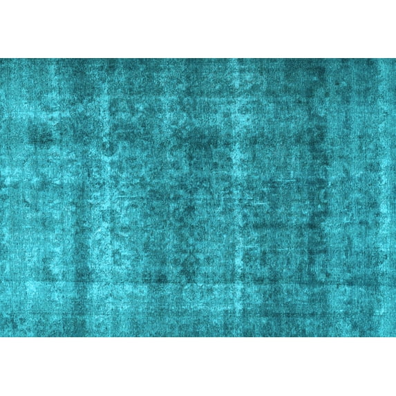 Ahgly Company Indoor Rectangle Persian Light Blue Traditional Area Rugs, 4' x 6'