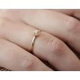 thumbnail image 2 of vylahjewellery Round Cut 1 CT Moissanite Diamond Ring 14K Yellow Gold Ring Affordable Engagement Ring, 2 of 6