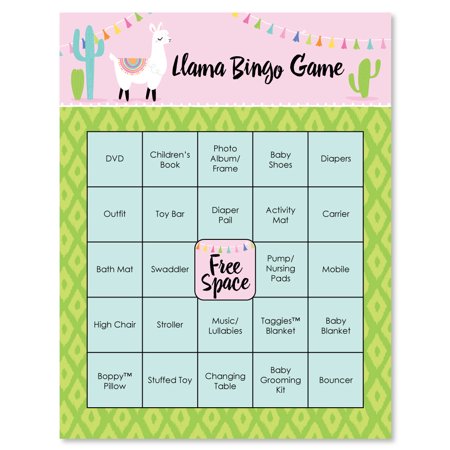 Whole Llama Fun Llama Fiesta Baby Shower Or Birthday Party Game