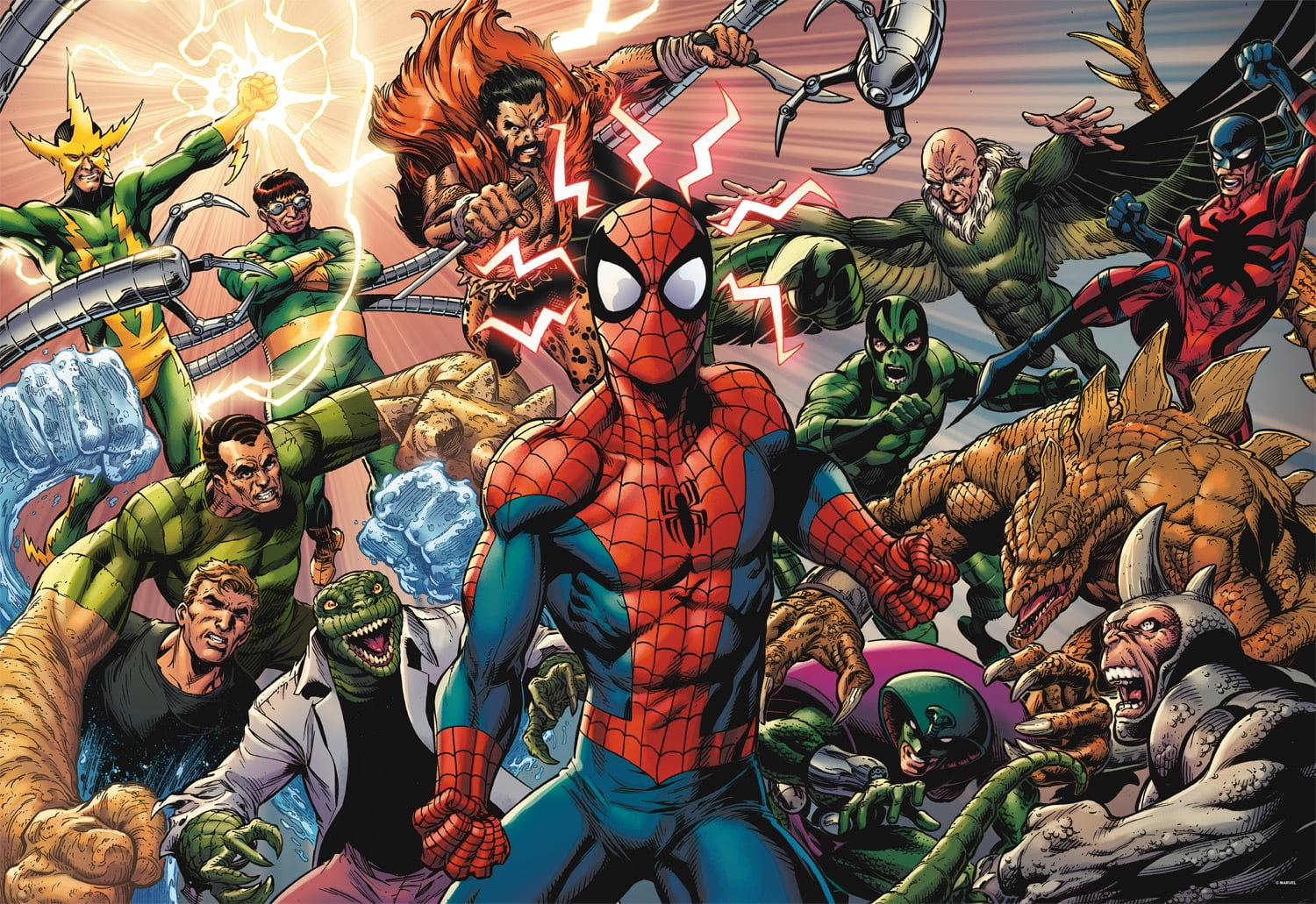 Buffalo Games 2000-Piece Marvel Sinister War Interlocking Jigsaw Puzzle