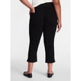 thumbnail image 3 of Terra & Sky Women's Plus Size Pull On High Rise Capri Jeggings, 23" Inseam, Sizes 0X-4X, 3 of 5