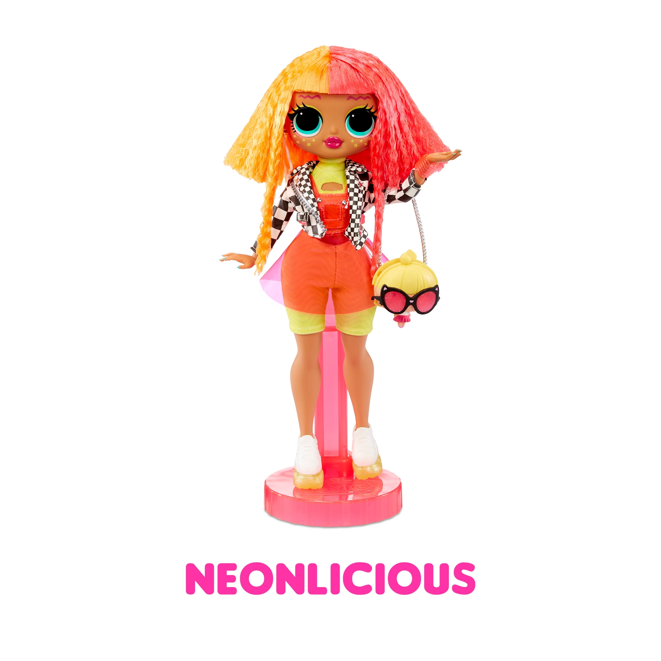 lol surprise omg neonlicious fashion doll great gift for kids ages 4 walmart com