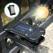 Latrodar Solar Lights Outdoor Clip Motion Sensor Lights 2 Sturdy e Wall Garage Patio Black Home Decor