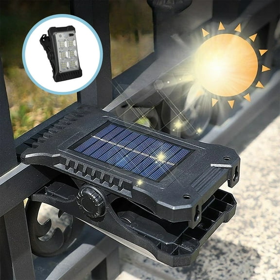 Latrodar Solar Lights Outdoor Clip Motion Sensor Lights 2 Sturdy e Wall Garage Patio Black Home Decor