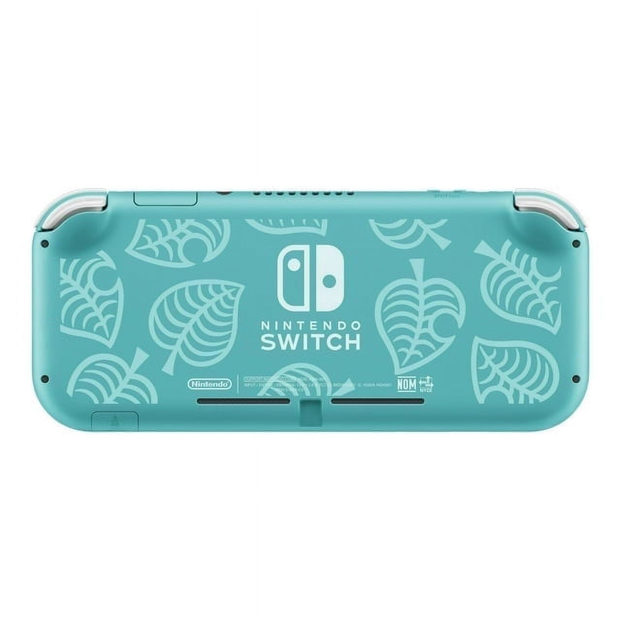 Restored Nintendo Switch Lite Console, Turquoise - Animal Crossing: New Horizons Bundle - Timmy and Tommy's Aloha Edition - International Spec (Functional in US) (Refurbished)