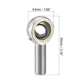 thumbnail image 2 of Unique Bargains 3/4-inch Bore 3/4-16 Male Thread Left Hand Rod End Bearing, 2 of 6