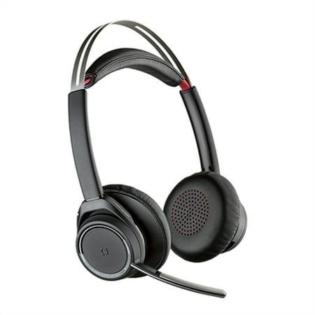 Plantronics Voyager Focus UC Stereo Bluetooth Headset With Active Noise Canceling (ANC) - Stereo - Wireless - Bluetooth - 147.6 ft - Over-the-head - Binaural - Circumaural - Noise Cancelling