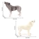 thumbnail image 3 of Juguete modelo de animal de vida silvestre de simulación, figura de acción de lobo Figura de acción de lobo aullando Figura de acción de lobo aullando Adornos elegantes y modernos, 3 of 8