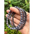 thumbnail image 6 of Iolite Crystal Bead Bracelet 5-9mm, Wholesale Genuine Iolite Stretch Gemstone Bracelet, Gift for Men & Women (5), 6 of 8