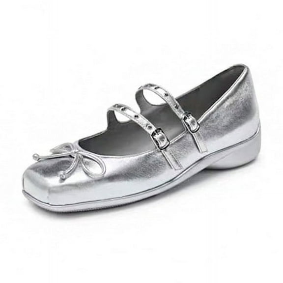 Ladies' Trendy Mary Jane Flats, Platform Sole, Buckle Strap