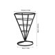 thumbnail image 2 of SHOWERORO 4Ud Soporte De Hierro Para Snacks En Cono Ideal Para Papas Fritas Y Aperitivos En Eventos, 2 of 8