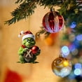 thumbnail image 1 of Supbessel Grinch Christmas Decorations Christmas Decorations - Initial Green Surname Pendant Decoration Hanging Decoration Suitable For Christmas Tree Car Backpack, 1 of 4