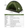 thumbnail image 3 of Night Cat Backpacking Tent for One 1 to 2 Persons Lightweight Waterproof Camping Hiking Tent for Adults Kids Scouts Easy Setup Single Layer 2.2x1.2m, 3 of 6