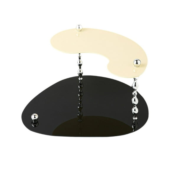 WeiLaiKeQi Cake Stand Dessert Table Display 2 Tiers for Countertop Housewarming Wedding Total Height 20cm