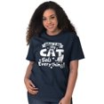 thumbnail image 5 of When I Die the Cat Gets Everything Women's Graphic T Shirt Tees Brisco Brands L, 5 of 5