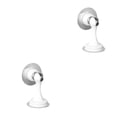 thumbnail image 2 of Speravity Tope de puerta de acero inoxidable, silencioso, a prueba de viento, soporte antioxidante, herrajes para muebles montados en la pared, dormitorio, Blanco clásico 2piezas Speravity CBP491314, 2 of 6