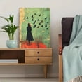 thumbnail image 5 of Qisvanset 12x16 Inch Framed Canvas Wall Art Look At The Birds Vintage Scripture Dorm Room Wall Decor, 5 of 8