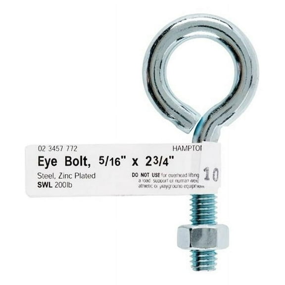 Hampton 02-3457-772 Bolt Eye Closed5/16X2.75