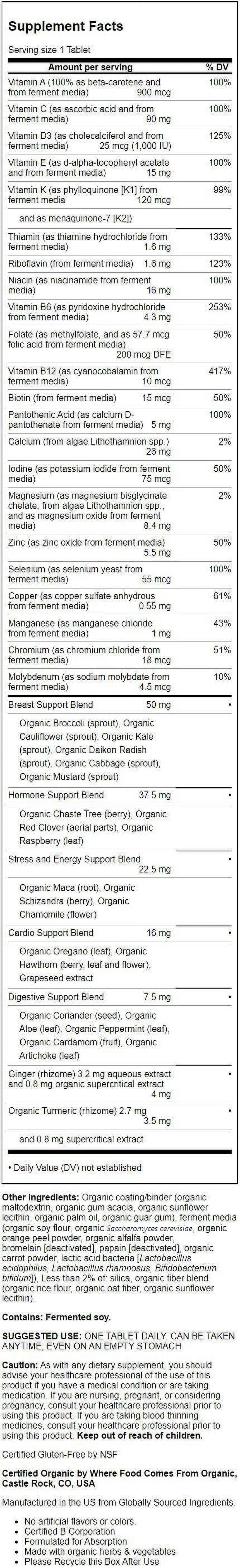 New Chapter Every Woman's One Daily 40+ Multivitamin Tablets, 96 Ct