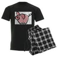 thumbnail image 6 of CafePress - Cute Cartoon Pig Men's Light Pajamas - Men's Dark Loose Fit Cotton Pajama Set, 6 of 7