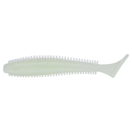 5PCS/Set Soft T-Tail Fishing Lures Grub Worm Baits Fish Tackle Accessories Luminous 9cm 4g