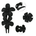 thumbnail image 5 of Unique Bargains 1 Pc Cute Rhinestones Hair Clips Hairdo Clip for Girls 4.13"x2.09"x1.46" Black, 5 of 5