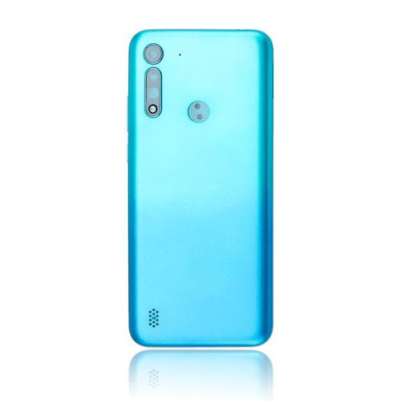 Replacement Back Cover Compatible For Motorola Moto G8 Power Lite (XT2055 / 2020) (Arctic Blue)