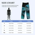 thumbnail image 4 of Disketp Blue Viper Snake1 Men's Pajama Pants - Ultra Soft Fleece Sleep and Lounge Pants (Size: S-XXL)-XX-Large, 4 of 6