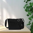 thumbnail image 1 of Bolso bandolera, bolso elegante tipo hobo para mujer y hombre, ideal para viajes, compras y trabajo. Negro, 1 of 8