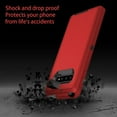 thumbnail image 5 of Designed for Samsung Galaxy S10 Plus Heavy Duty Case, Triple Layer Protection Shockproof Dropproof Dustproof Anti-Scratch Phone Case Cover for Samsung Galaxy S10 Plus,Red, 5 of 6