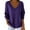 Purple, variant on Women's Top,Long Sleeve V Neck Solid Color Loose Versatile Casual,Womens Casual Tops