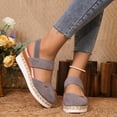 thumbnail image 2 of Closed Toe Sandals for Women Comfortable Anti Slip Summer Shoes simple style Sandals, 2 of 17