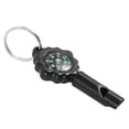 thumbnail image 3 of Shisuyan Keychain Whistle Pendant Compass Survival Gear For Outdoor Adventure Compact And Easy To Carry, 3 of 8