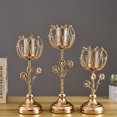 thumbnail image 4 of Candlestick  Windproof Decorative Great  Hollow Lines Candlelight Stand, 4 of 4