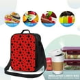 thumbnail image 4 of Lsque Ladybug Pattern Lunch Bag Lunch Box for Women Men Reusable Insulated Lunch Tote Bag,Leakproof Thermal Cooler Sack Food Handbags Case High Capacity, 4 of 9