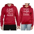 thumbnail image 2 of Wild Bobby, We Finish Each Others Sandwiches His and Hers Matching Couples Hoodies, Red, Mens XL-Womens 2XL, 2 of 3