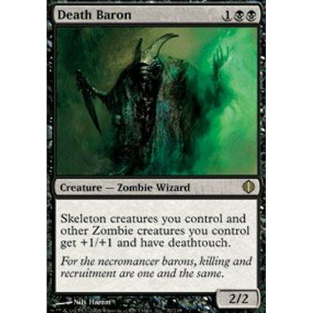 - Death Baron - Shards of Alara, A single individual card from the Magic: the Gathering (MTG) trading and collectible card game (TCG/CCG). By Magic: the