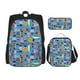 thumbnail image 1 of Fotbe Cute Flat Fish Set Escolar 3 en 1 para Niños - Mochila Duradera con Lonchera Aislante y Estuche para Lápices - Mochila Escolar para Niños y Niñas, 1 of 7
