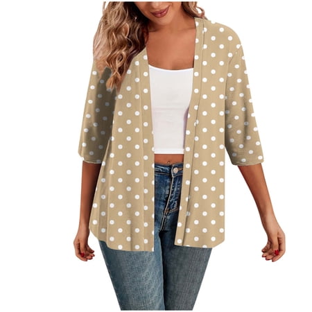 Women's Fall Tunic Tops Women's Tops Casual Elbow Womens T Shirts 3/4 Sleeve Loose Fit Women's Blouses My Reorder List Fashion Gifts