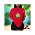 thumbnail image 2 of Playera Blusa De Palm Beach Surf Club – Vibra Tropical con Sabor a Coco Color Rojo Talla Grande Marca Emil SaEs, 2 of 4