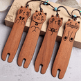 thumbnail image 2 of 4PCS Bookmark, Funny Book Mark for Book Lover, Wooden CatBook Marker Gifts for Reader Lovers, 2 of 7