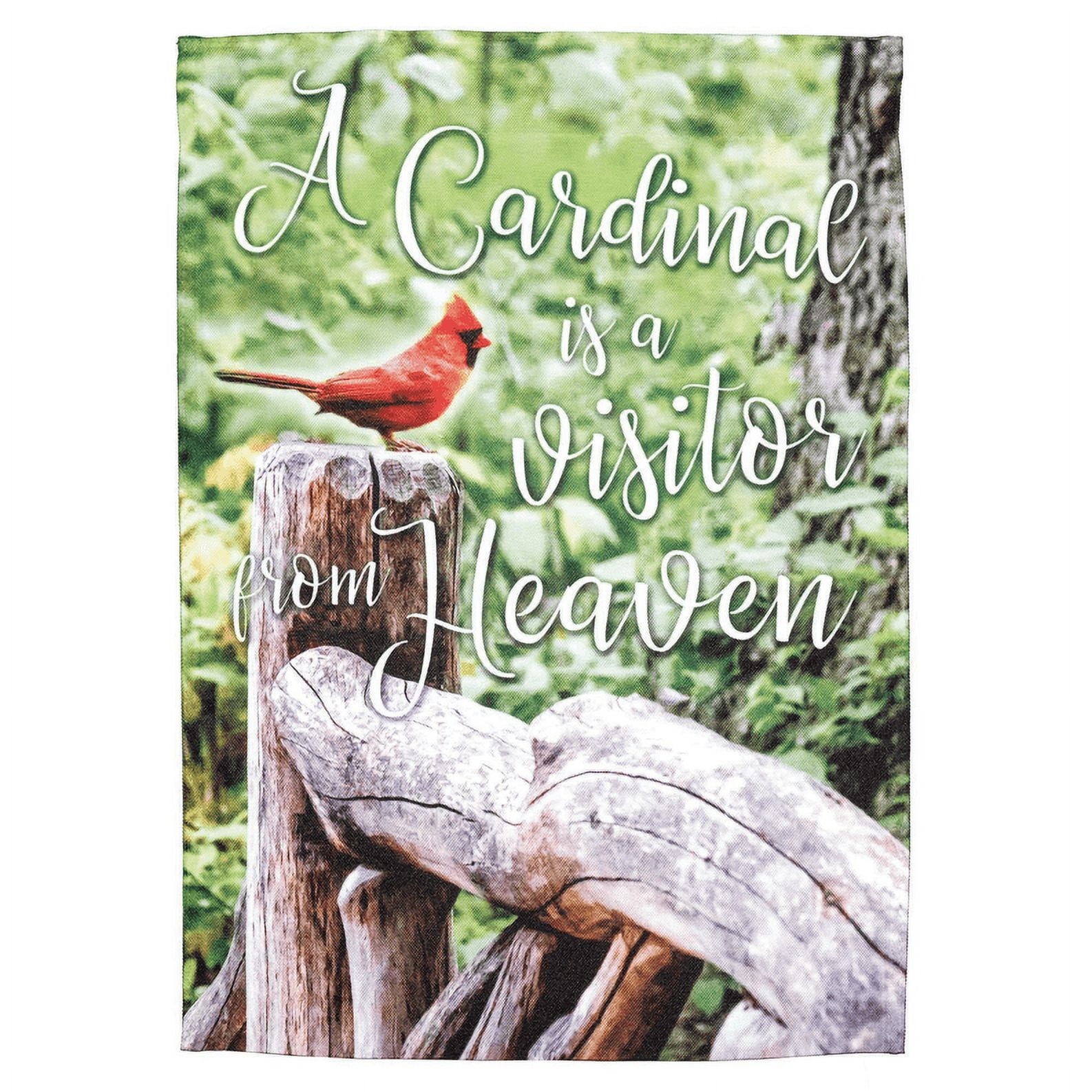 Magnolia Gardens M080106 13 x 18 in. Print Cardinal Blessed Polyester Garden Flag