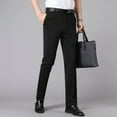 thumbnail image 5 of SnZhen Pants for Man Men's Summer Straight Leg Daily Thin Casual Business Pants, 5 of 8