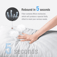thumbnail image 3 of SORMAG Bed Pillows Queen Size Set of 2 Pillows for Bed 2 Pack Cooling Hotel Collection Down Alternative Pillows 20 x 30 inches, 3 of 10