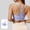 Blue, variant on Womens Seamless Strappy Longline Sports Bra Scoop Neck Criss Cross Padded Yoga Workout Cami Yellow