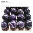 thumbnail image 2 of Purple Amethyst Crystal Ball for Home Decoration and Hand Exercise a Great Gift Choice, 2 of 7