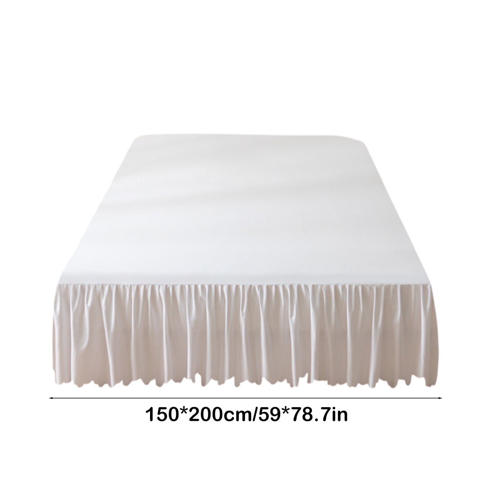 Bed Skirt Queen Size Ruffled Bed Skirt with Split Corners, Queen Bed Skirt Drop, Queen Size Bed Skirt, for Ruffled Bed Skirt with Split Corners, Bed Skirt Queen Size