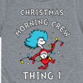 thumbnail image 3 of Cat in the Hat - Christmas Morning Crew Thing 1 - Toddler And Youth Short Sleeve Graphic T-Shirt, 3 of 5