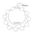 thumbnail image 4 of Pulsera de cadena delicada y elegante collar de joyería con colgante elegante para fiesta de graduación circulo Yuyangstore Brazalete, 4 of 4