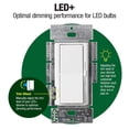 thumbnail image 2 of Interruptor de intensidad Lutron Diva LED+ de 150 W, unipolar y 3 vías, paquete de 3, 2 of 9